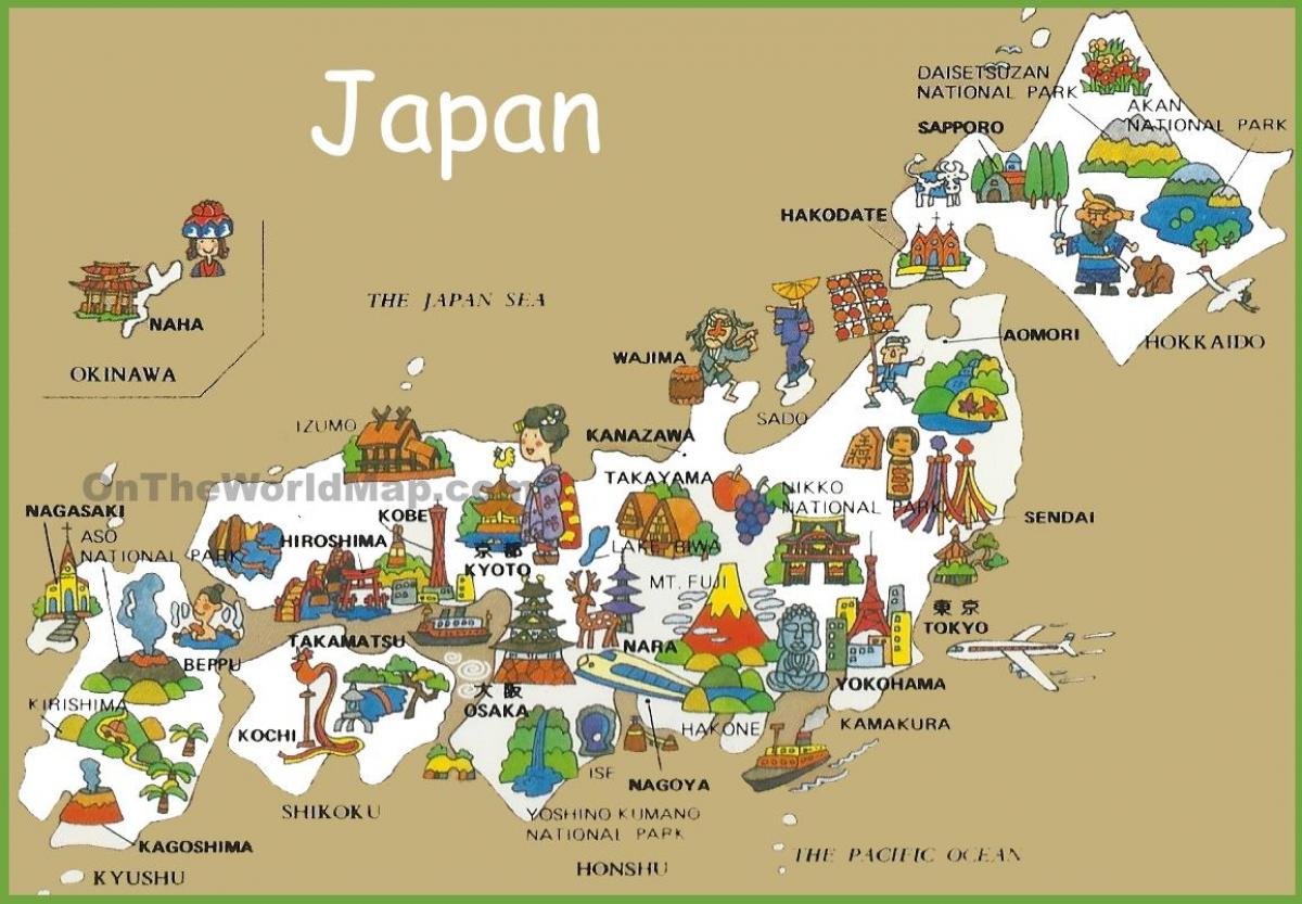 Peta Lokasi Wisata Jepang Info Wisata Unik di Indonesia